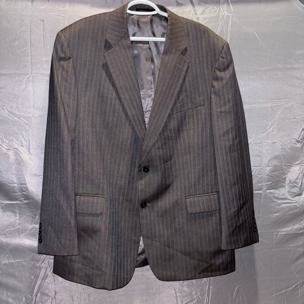 Charcoal Gray Sport Coat with Notched Lapel